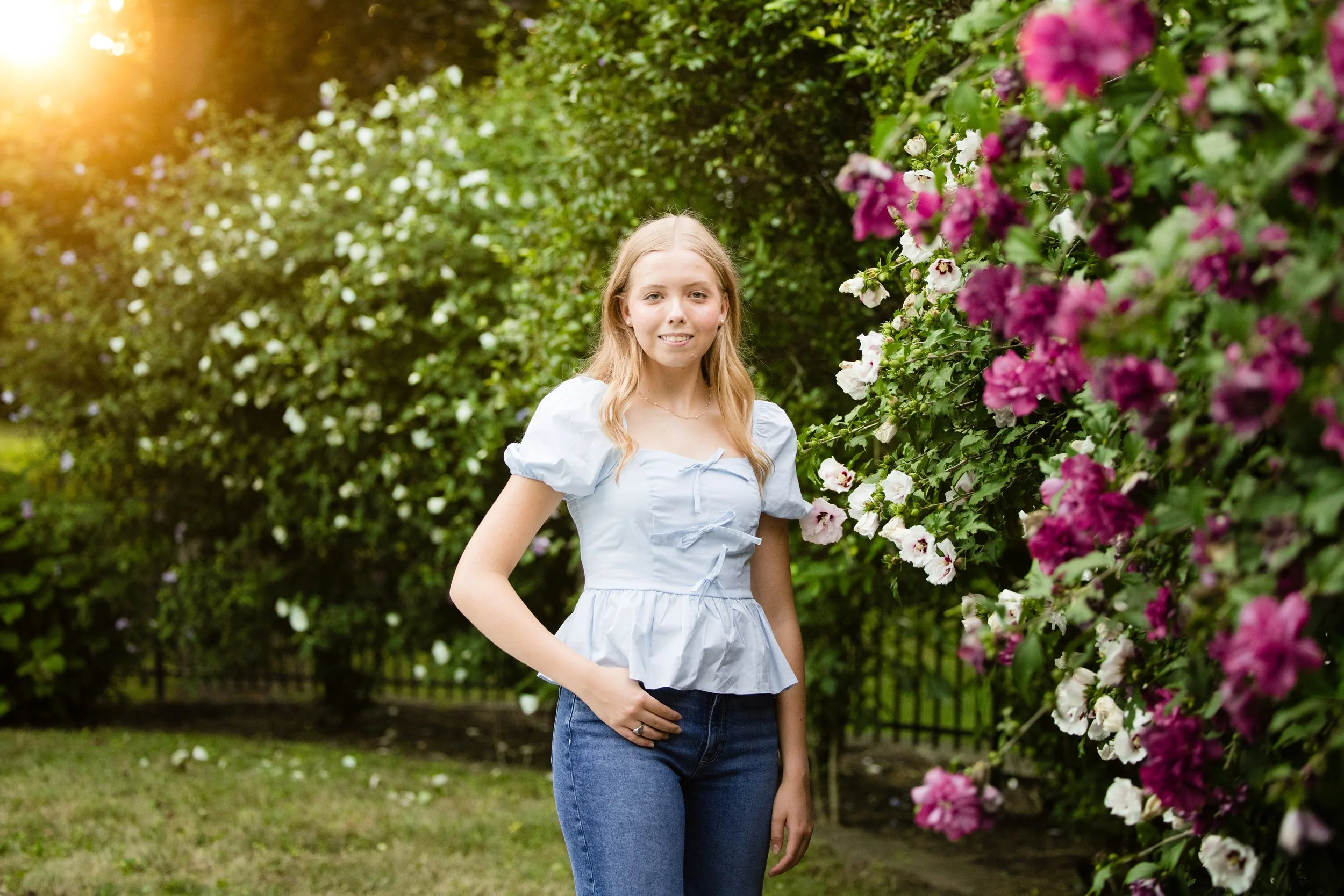 Madeline’s Senior Portraits at Home in Brighton NY