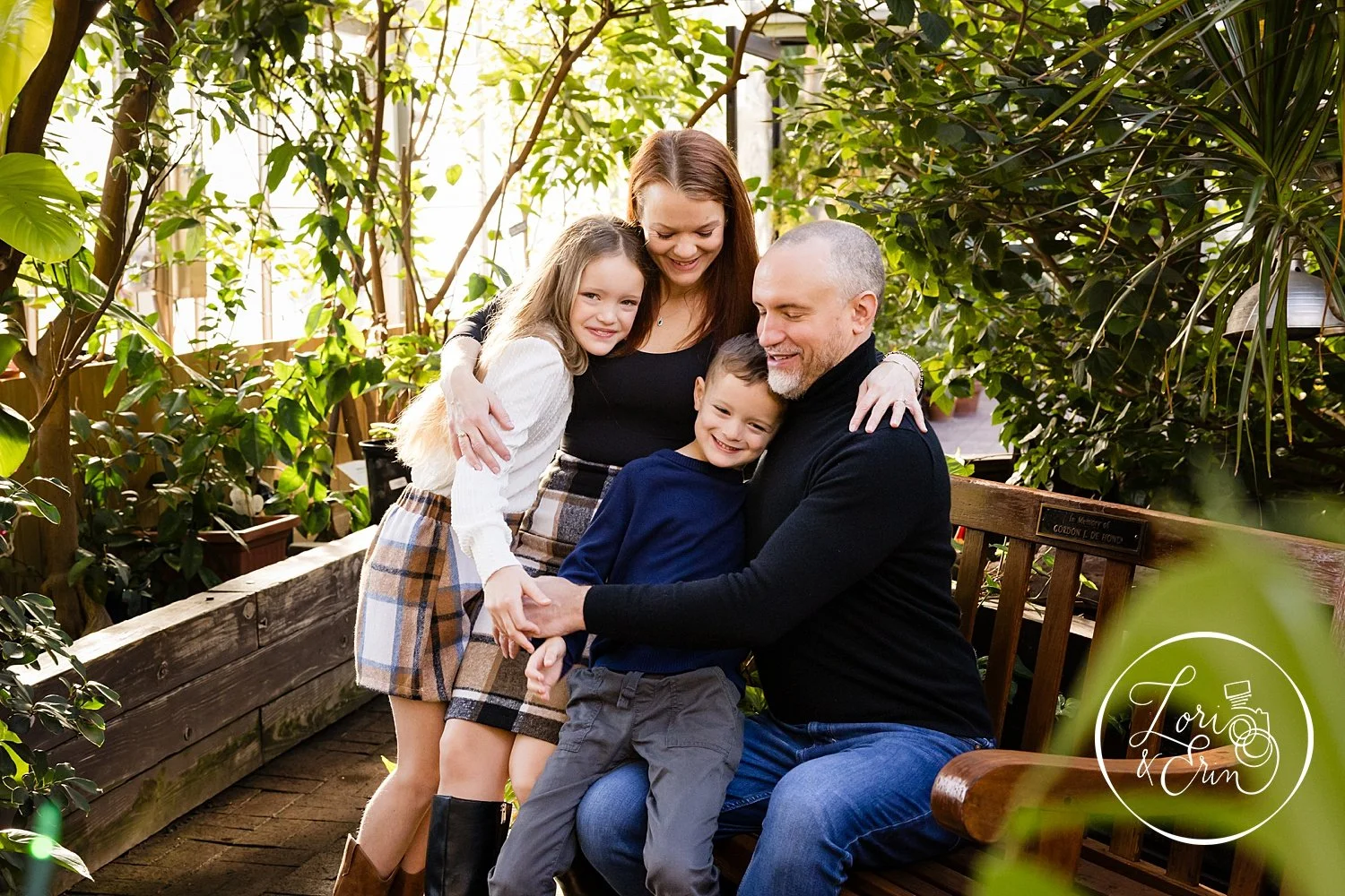 Family Portraits at Lamberton Conservatory | Rochester NY Family Photographers