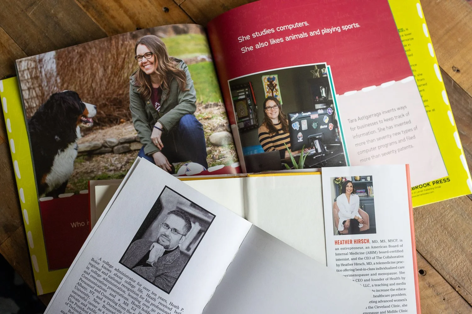 Professional headshot photography in Fairport NY for authors