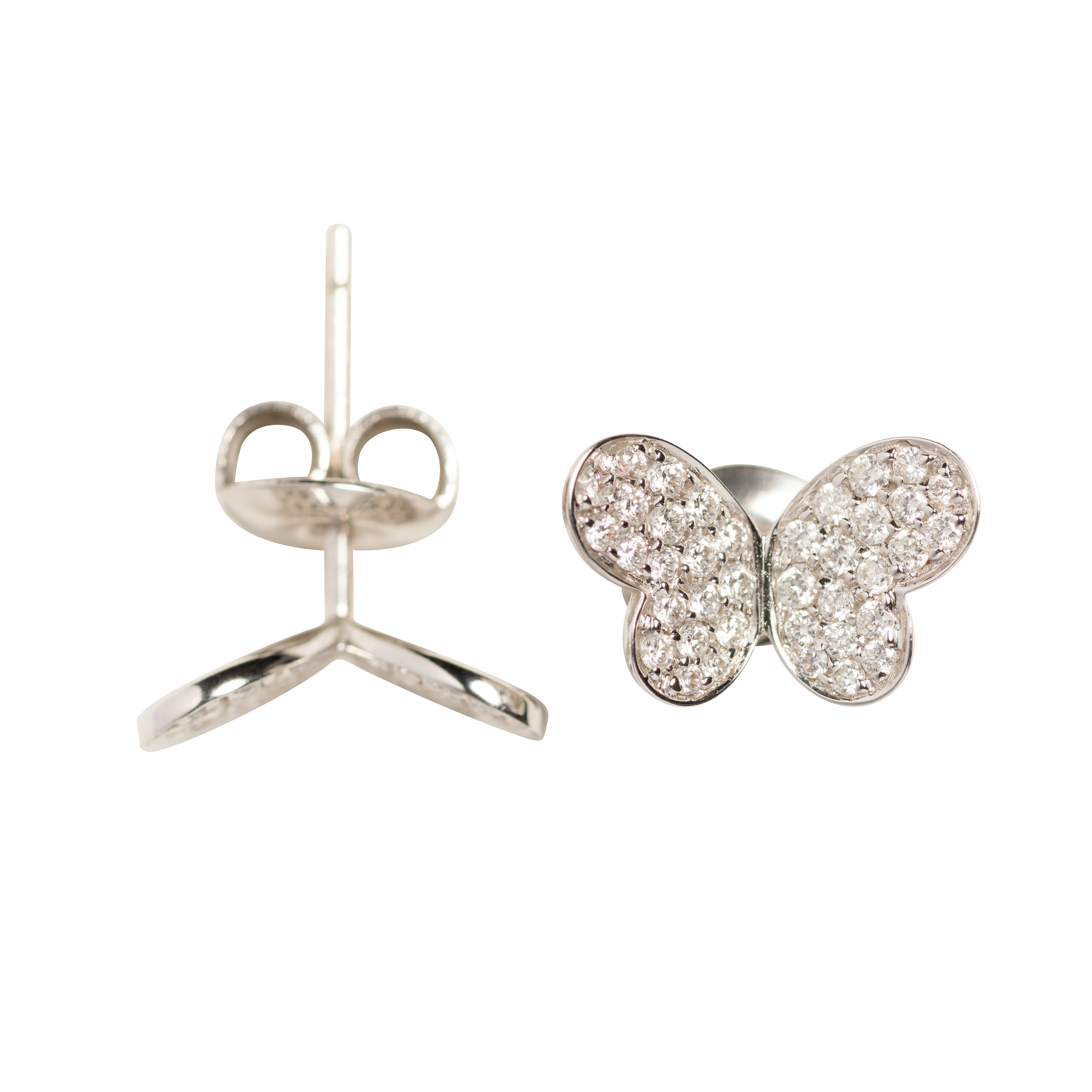 BUTTERFLY EARRINGS 22.000 NOK 18 kt gold and diamonds