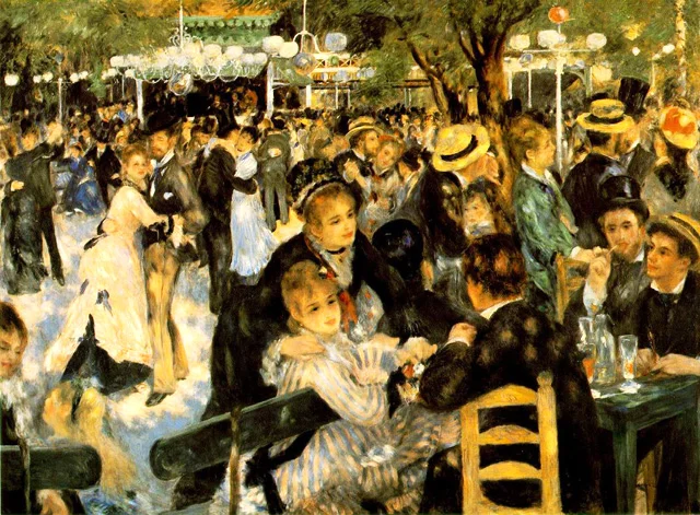 Renoir Moulin de la Galette  Collotype Impressionist Fine Art Print 