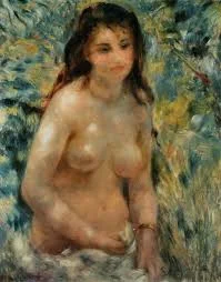 Renoir Nude in the Sun Collotype Impressionist Fine Art Print