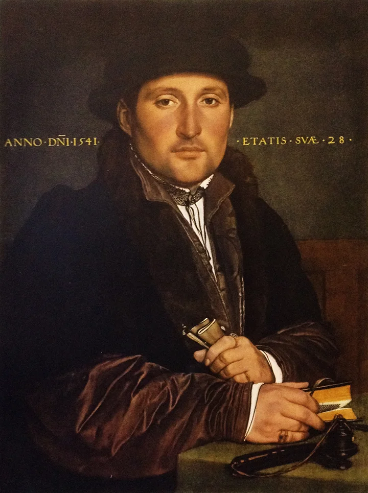 Hans Holbein the Younger Portrait of a Man Collotype Classicism Fine Art Print