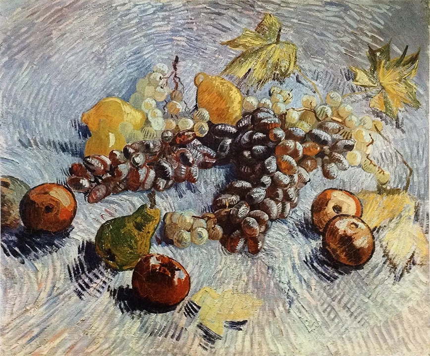 Vincent Van Gogh Still Life Fruit Collotype Impressionist Fine Art Print 