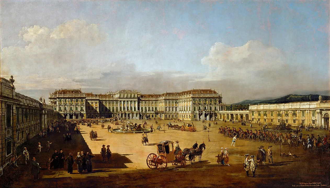 Canaletto Schoenbrunn Collotype Fine Art Print  