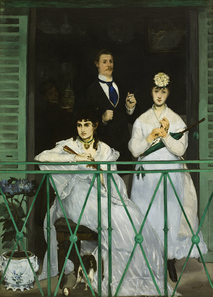 Edouard Manet On The Balcony  Collotype Impressionist Fine Art Print