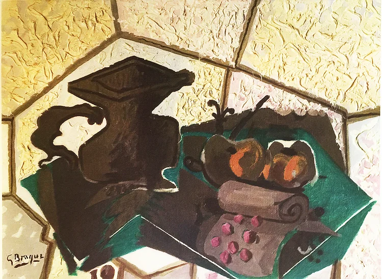 Braque The Green Tablecloth Modernist Collotype Fine Art Print