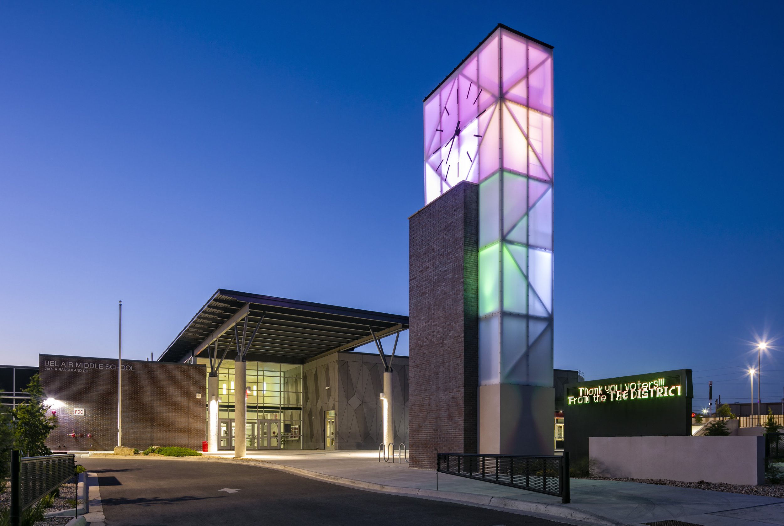  YISD Belair Middle School - Phase 1 &amp;2  ASA Architects   