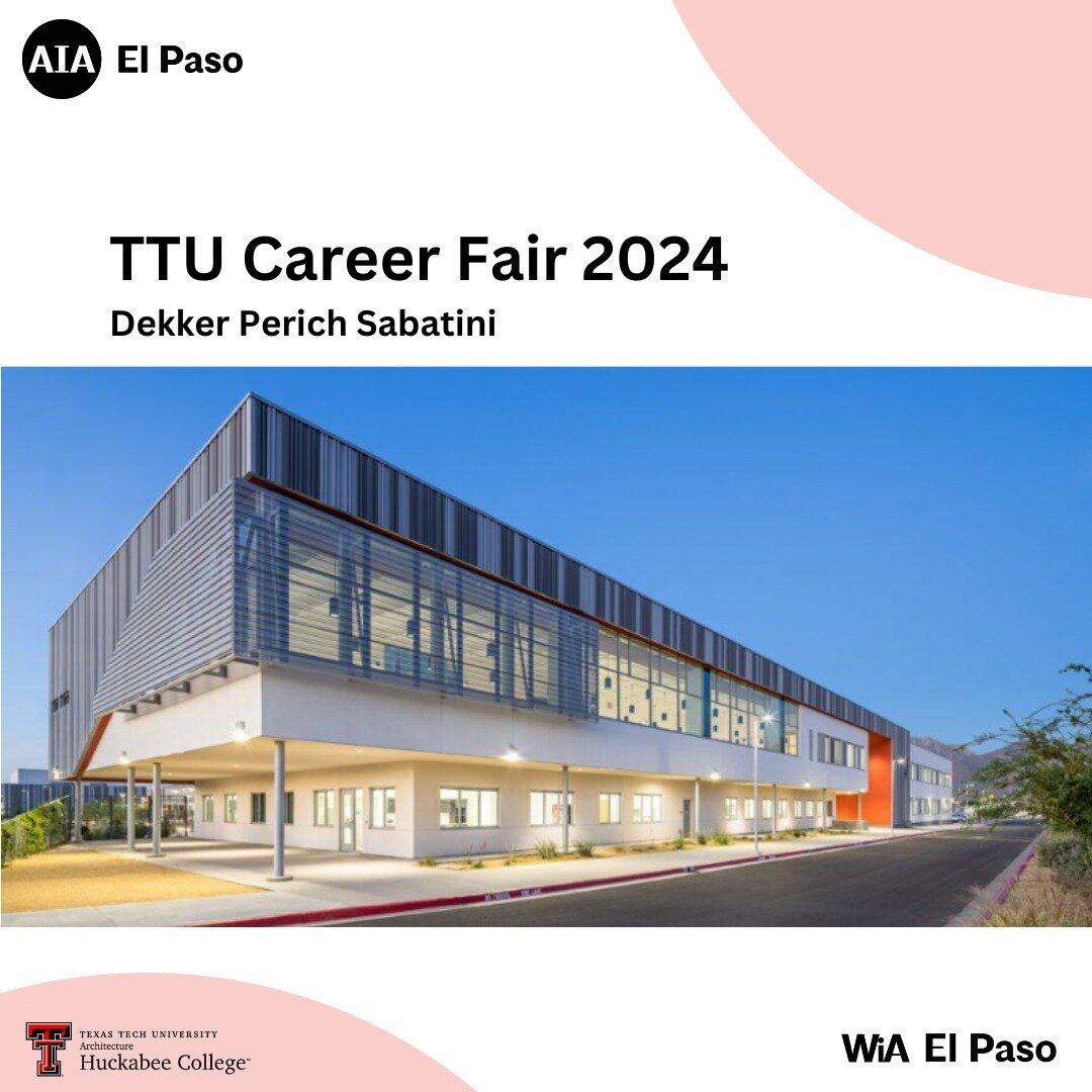 The upcoming WiA Career Fair at Texas Tech El Paso will provide a platform for students to engage with leading architectural firms, gain insights into the industry, and foster meaningful connections.

We are very excited to share this year's line-up 