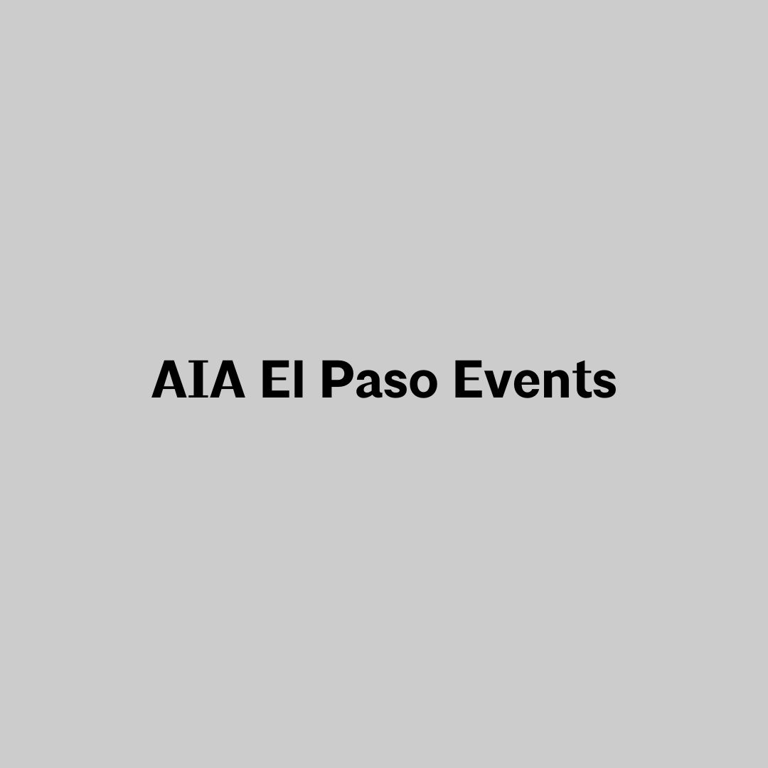 AIA El Paso 2026 Design Awards Gala