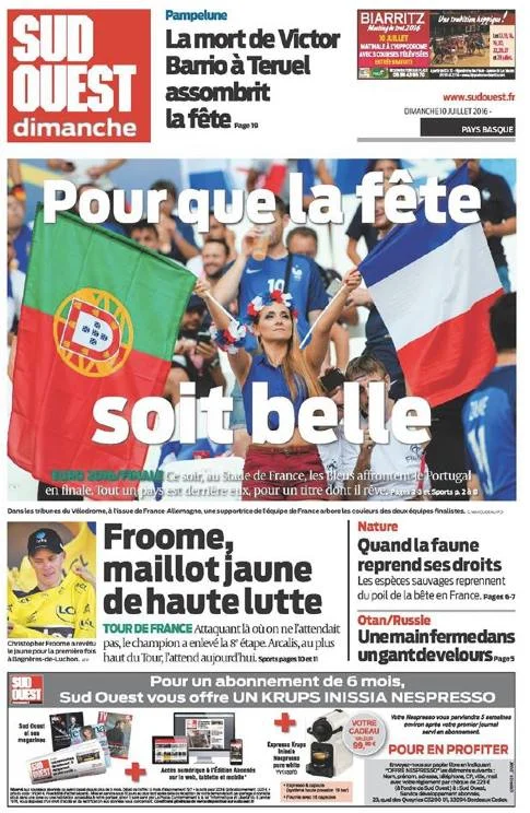 Sud Ouest - 10 juillet 2016 © Clément Mahoudeau.jpg