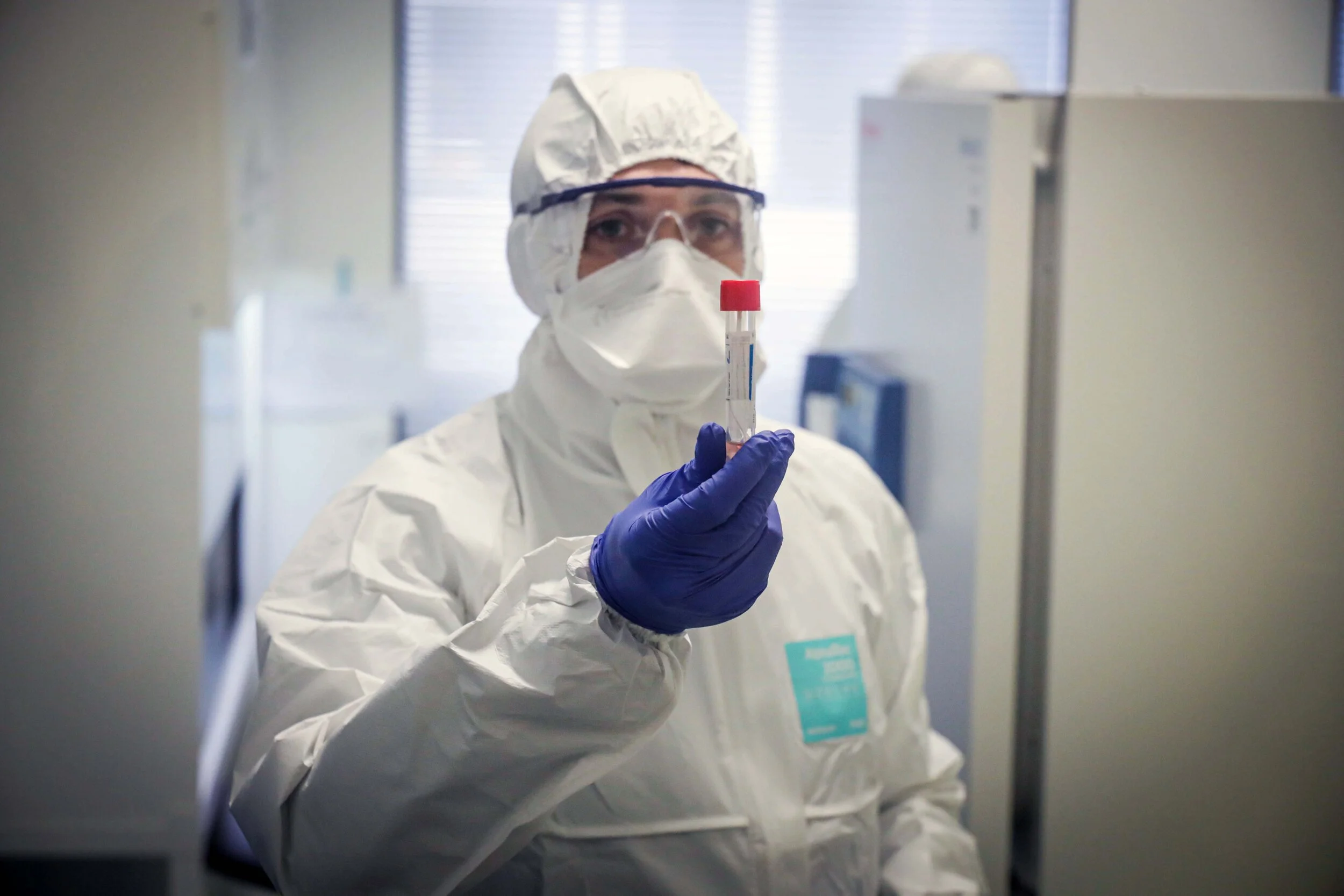   © Luc Nobout / IP3; Créteil, France march 6, 2020 - Visit of the Coronavirus ambulatory screening center at Henri Mondor AP HP hospital.  