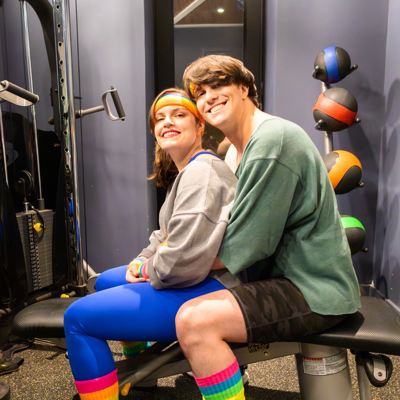 We can&rsquo;t believe this is working out. 🏋️&zwj;♂️

(Happy anniversary @exhaustin230.)