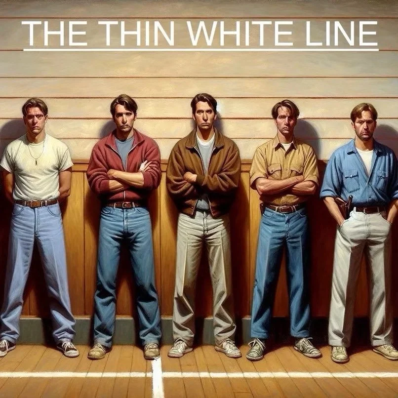 Morning, friends! I&rsquo;m playing a few parts in this one act in a couple weeks- would love to see you there! More info can be found at thinwhitelinestage.com