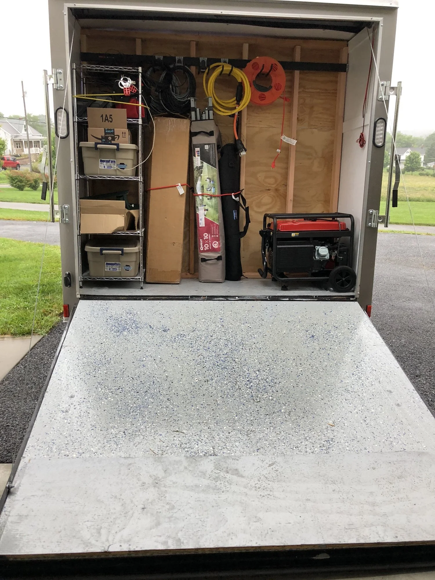 Building a Communications Trailer from an Enclosed Cargo Trailer #3
