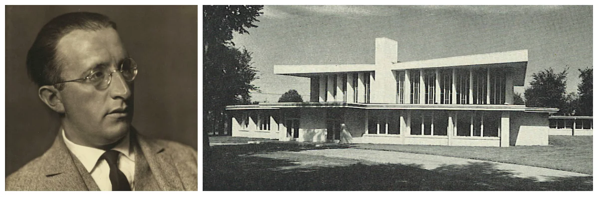 Enrich Mendelsohn; Temple Emanuel in Grand Rapids, circa 1955