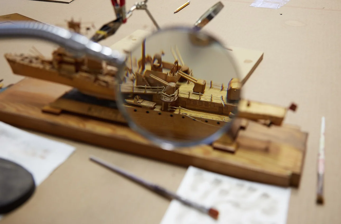 Holy Kreuzer Konigsberg! Conserving a Lilliputian Battleship Model