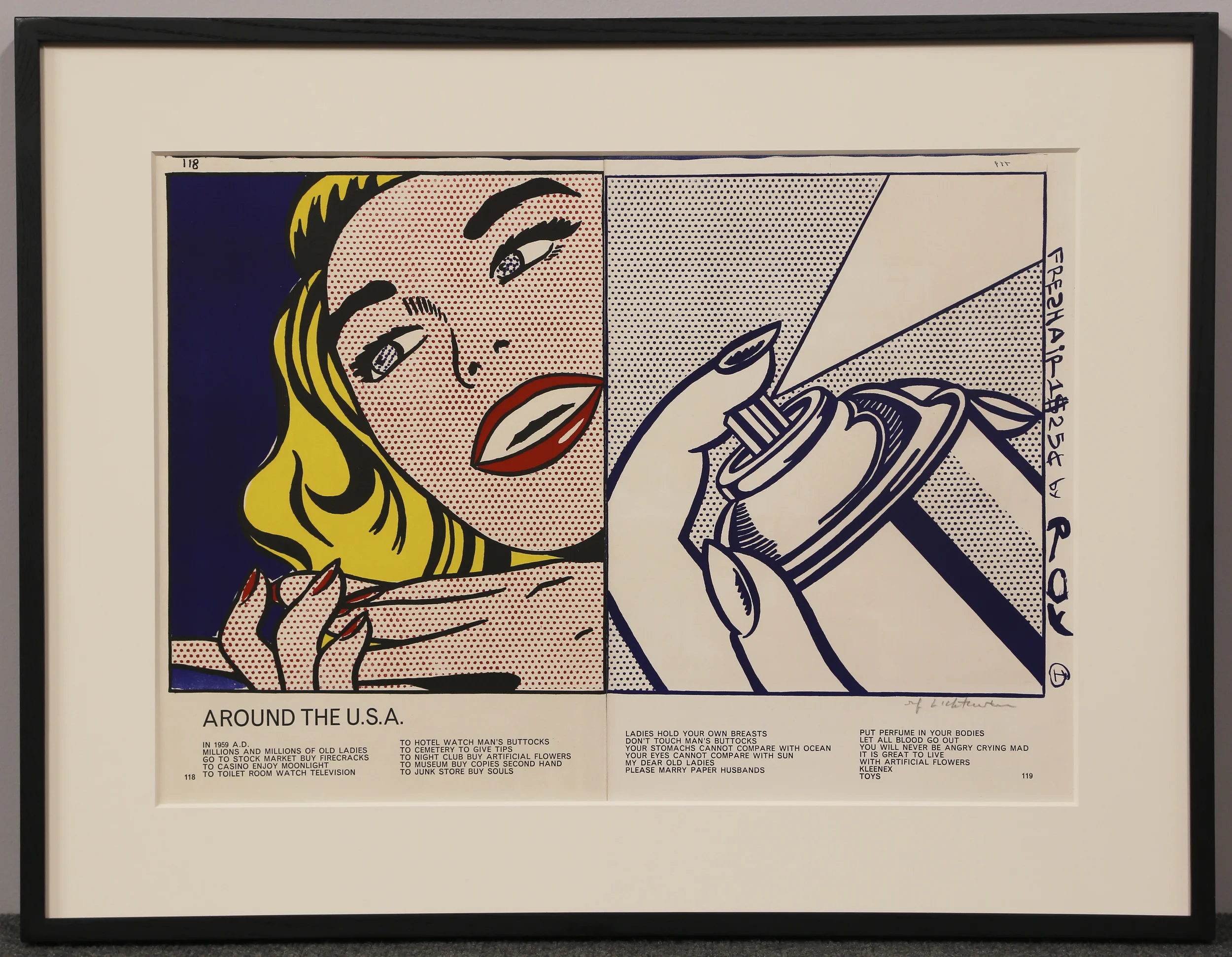 EXPO CHICAGO/2014 Highlight: "Girl with a Spray Can" by Roy Lichtenstein, 1963
