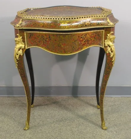 Napoleon III Marquetry Inlaid Table