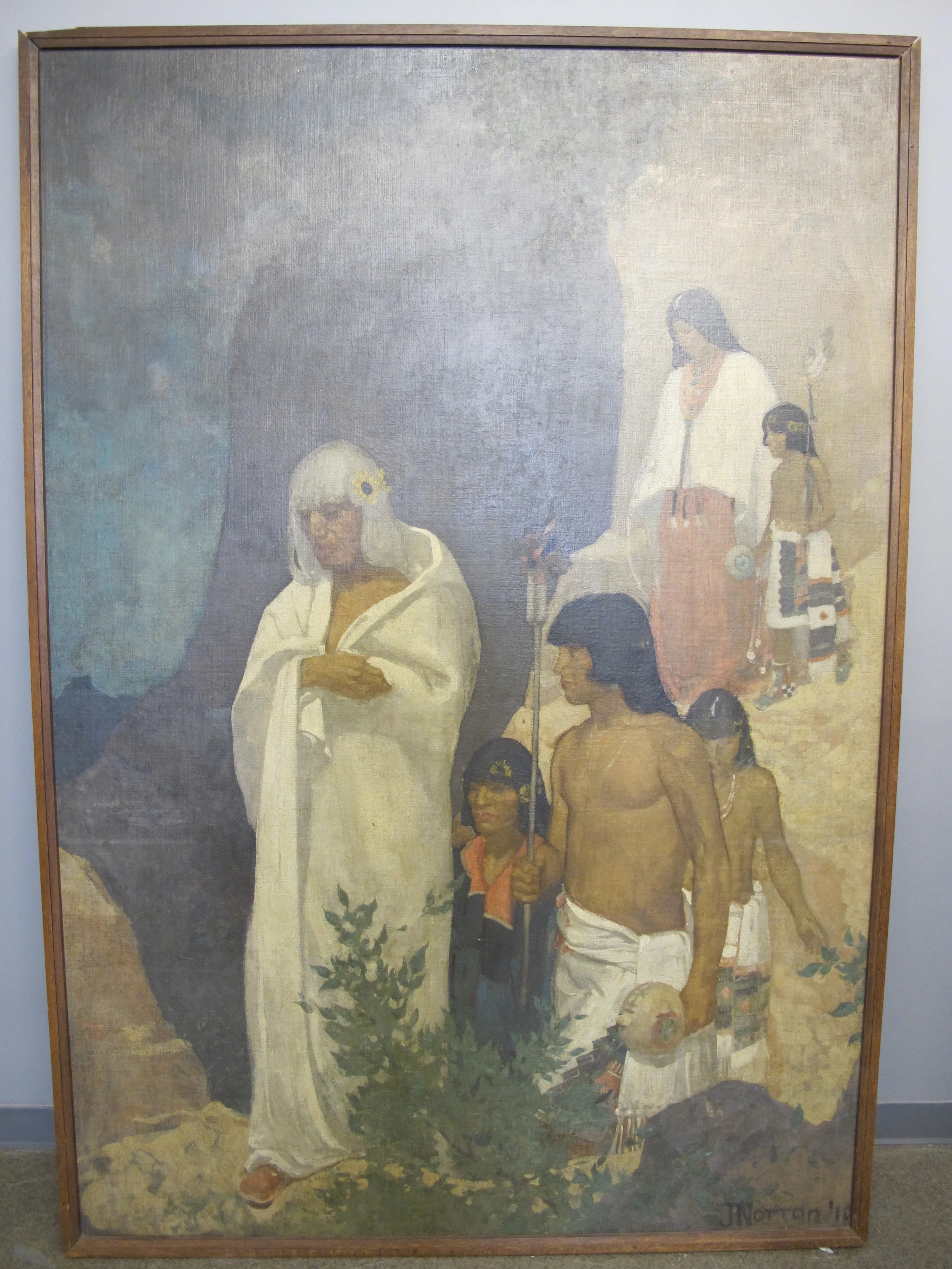 "Navaho" before treatment.