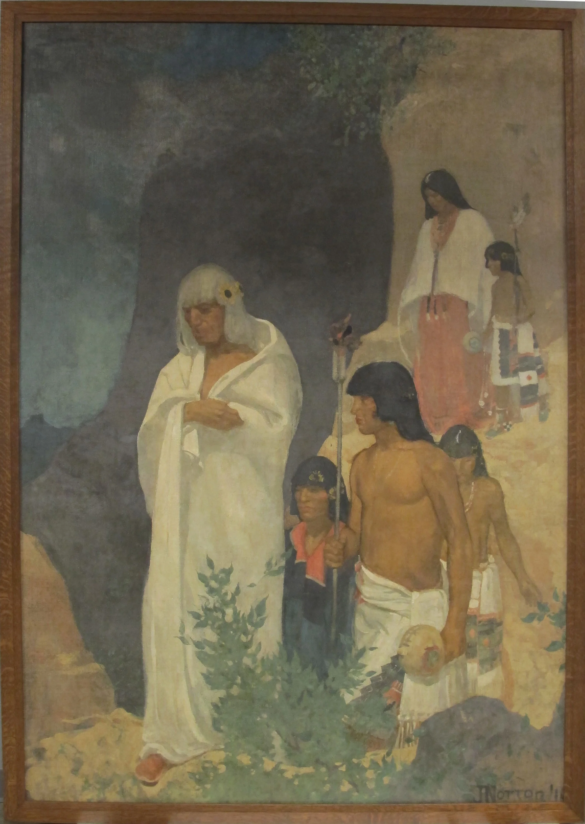 "Navaho" after treatment.