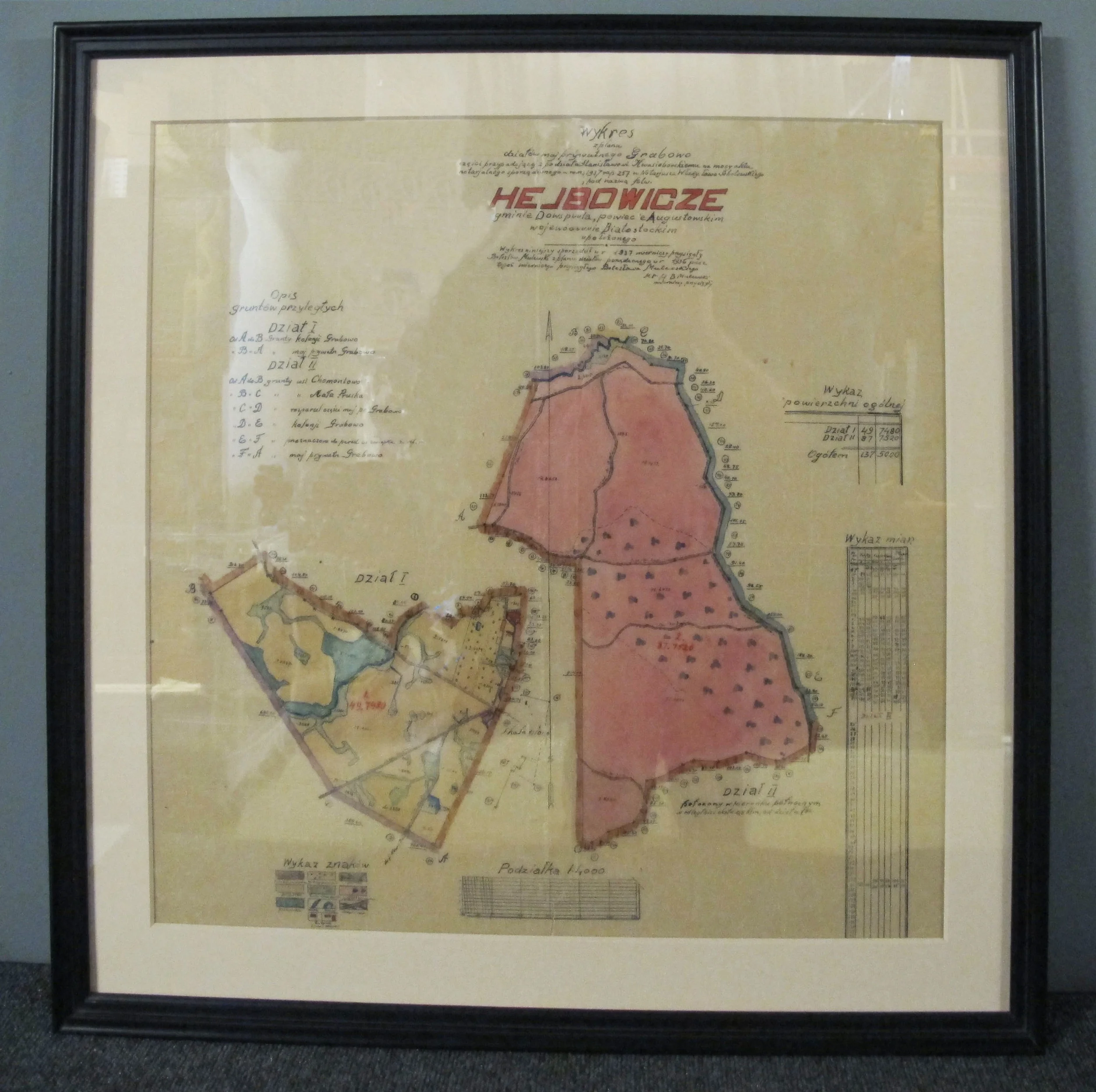 After Treatment and Custom Framing with archival materials