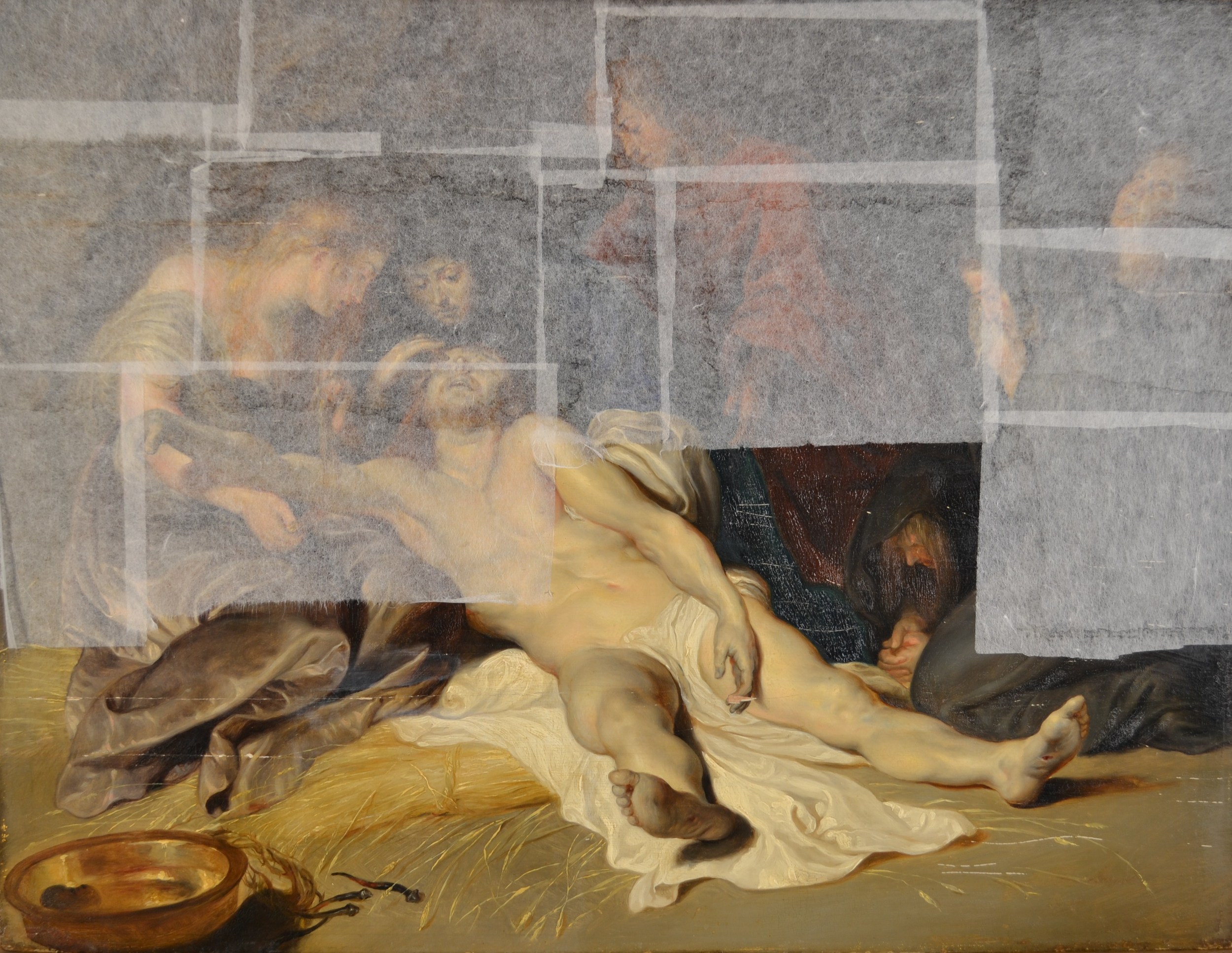 Consolidating a Flaking 17th Century Panel Painting