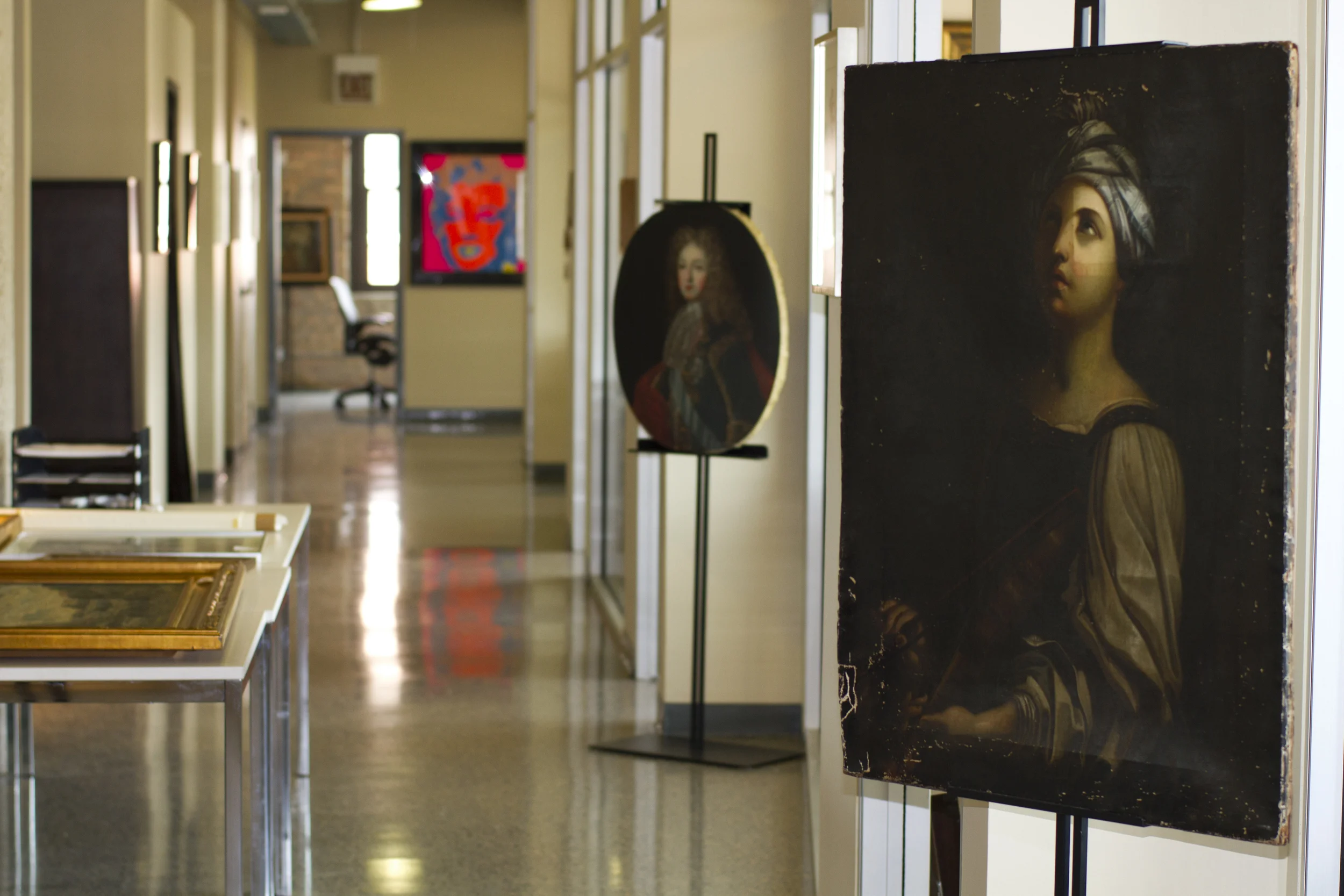 The Center's Custom Framing Room and Client Reception Area Featured on Administrative Floor