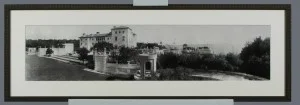 Above: The photo cleaned, archivally matted and housed with UV-filtering glass for display.