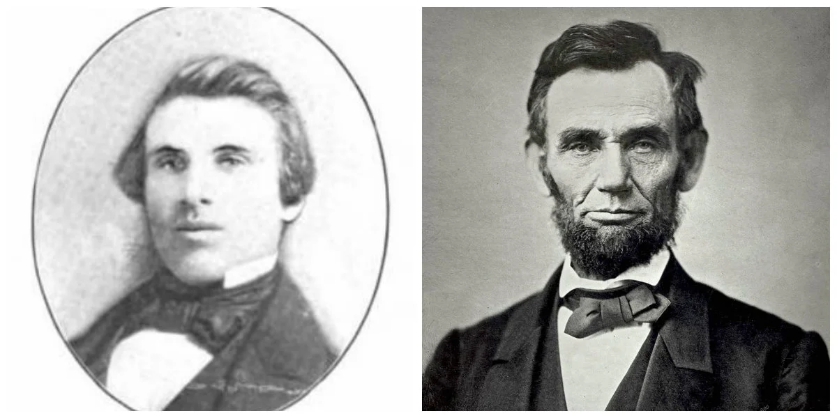 John Henry Manny, inventor of the Manny Reaper; Abraham Lincoln
