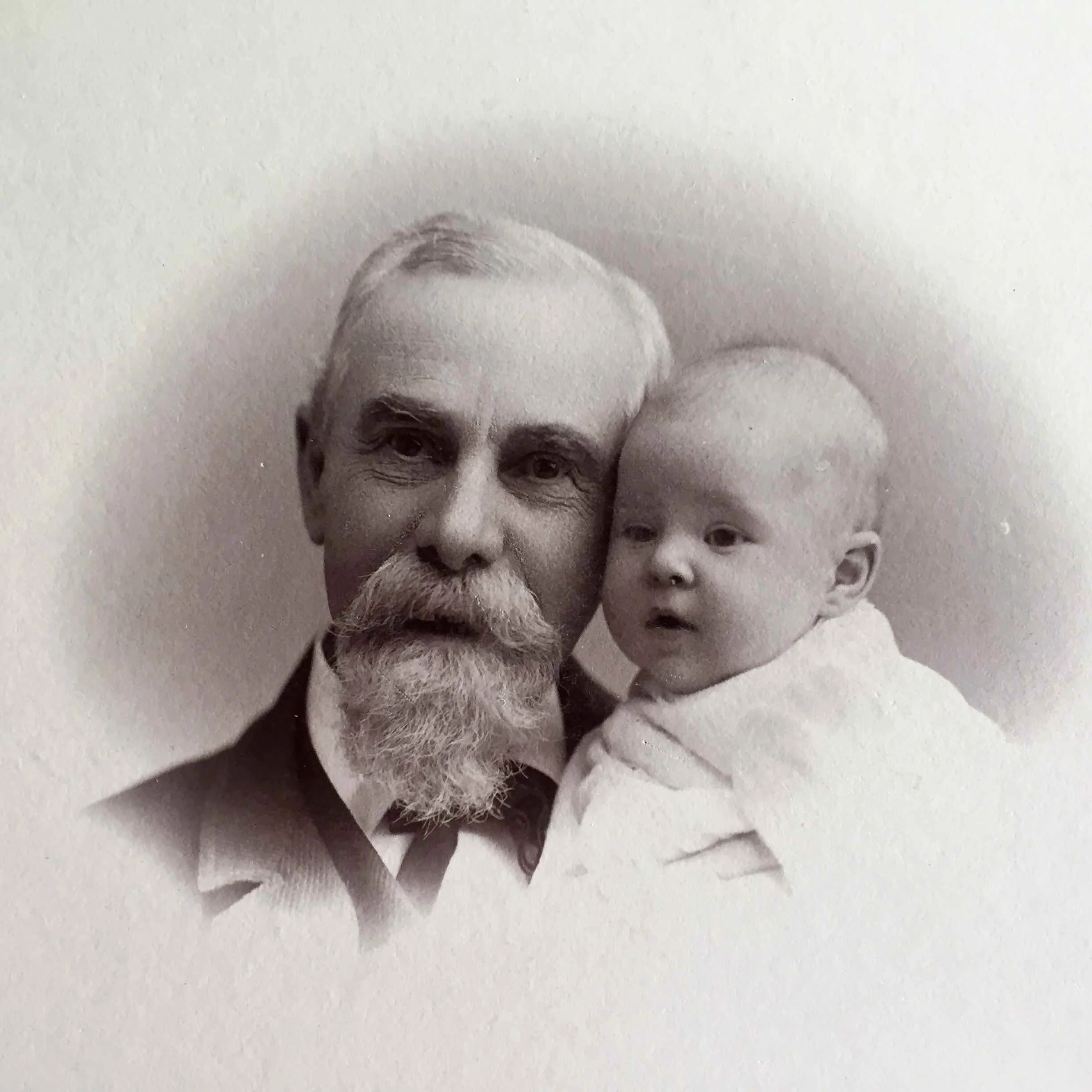 John Pels Manny and his granddaughter, Edith Sackett—who is Martha Manning's grandmother