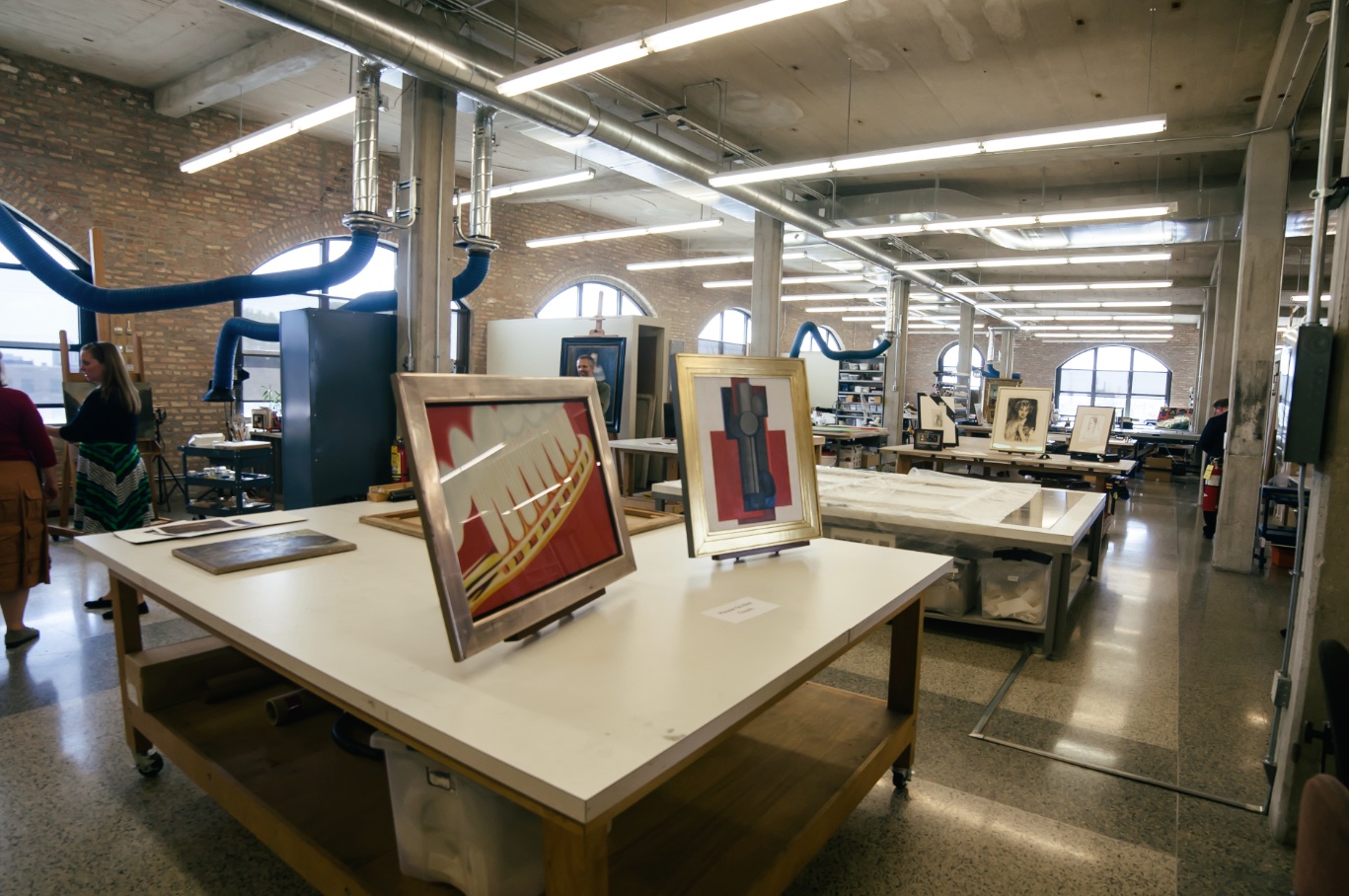 The Conservation Center's new laboratory in West Town.