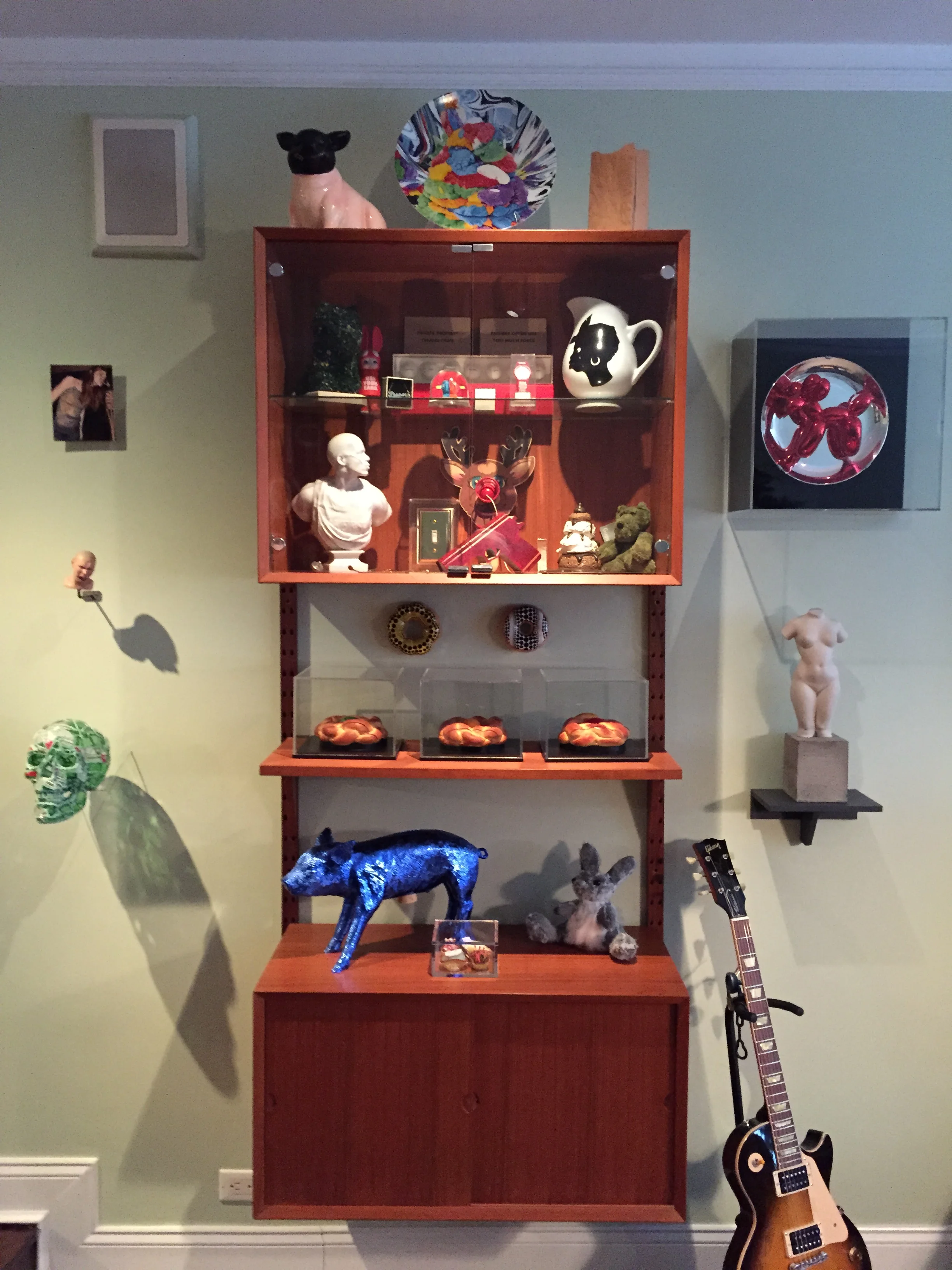 Michael Lyons Wier's contemporary art objects display (view 1)