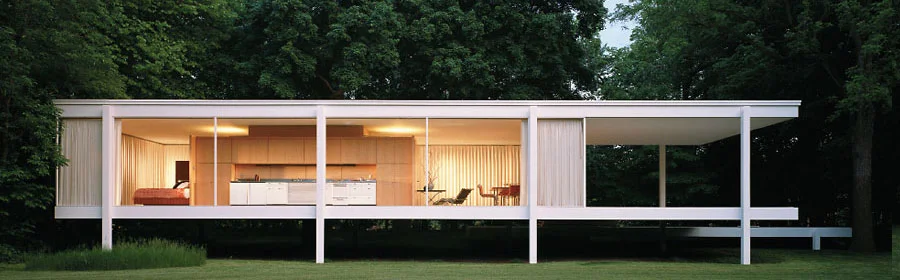 The Farnsworth House in Plano, Illinois
