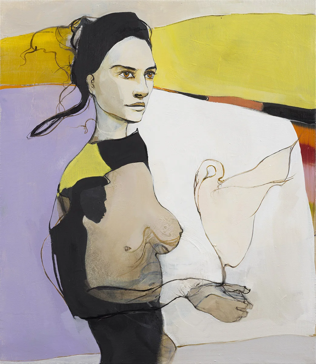 CEO of The Conservation Center Heather Becker prefers Titanium White because of its opacity. Feather Weighted One (2015) is a great example of the visual interest provided by Titanium White!