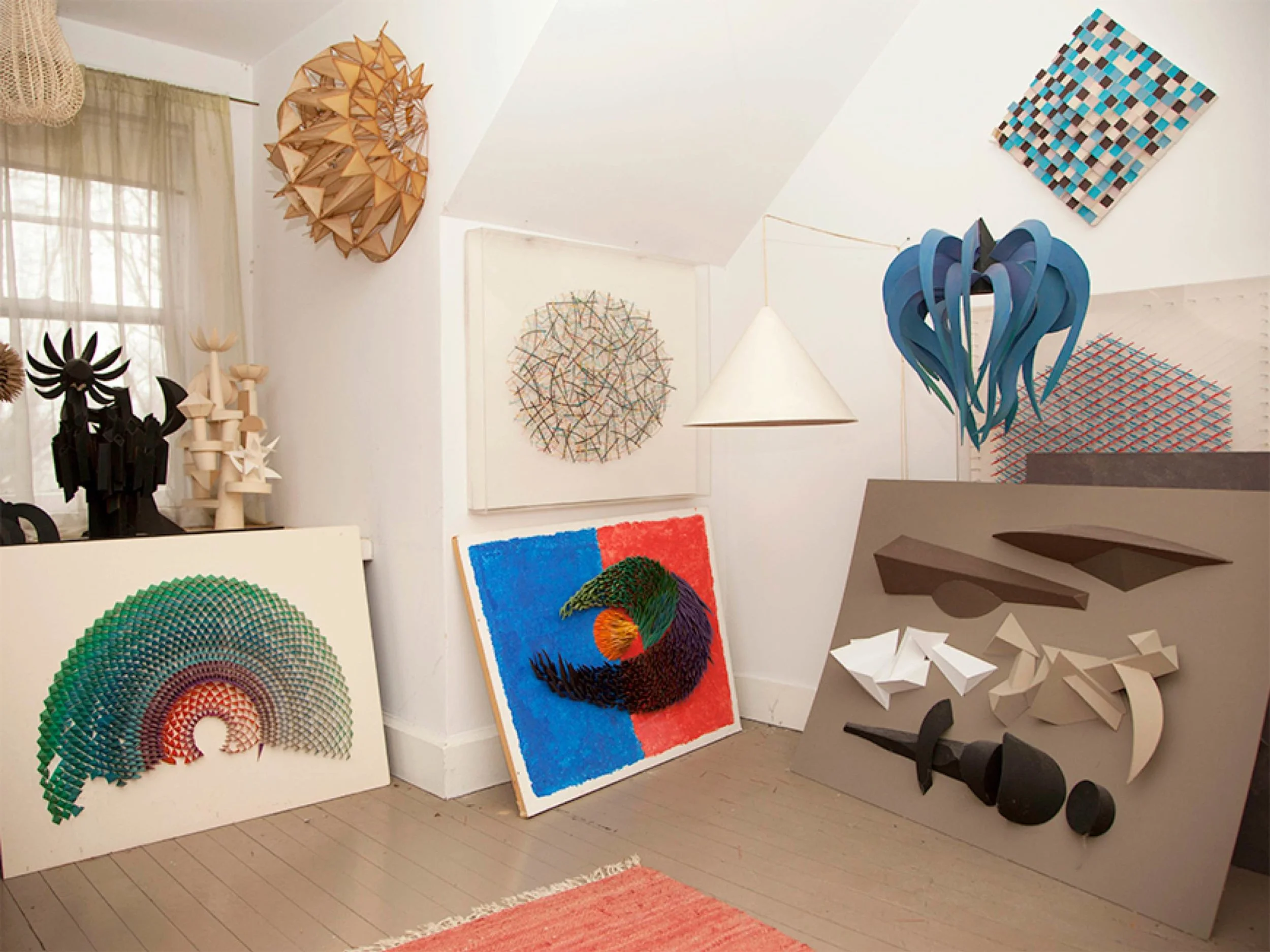 Irving Harper's New York home, Image courtesy of Why Magazine and Herman Miller.