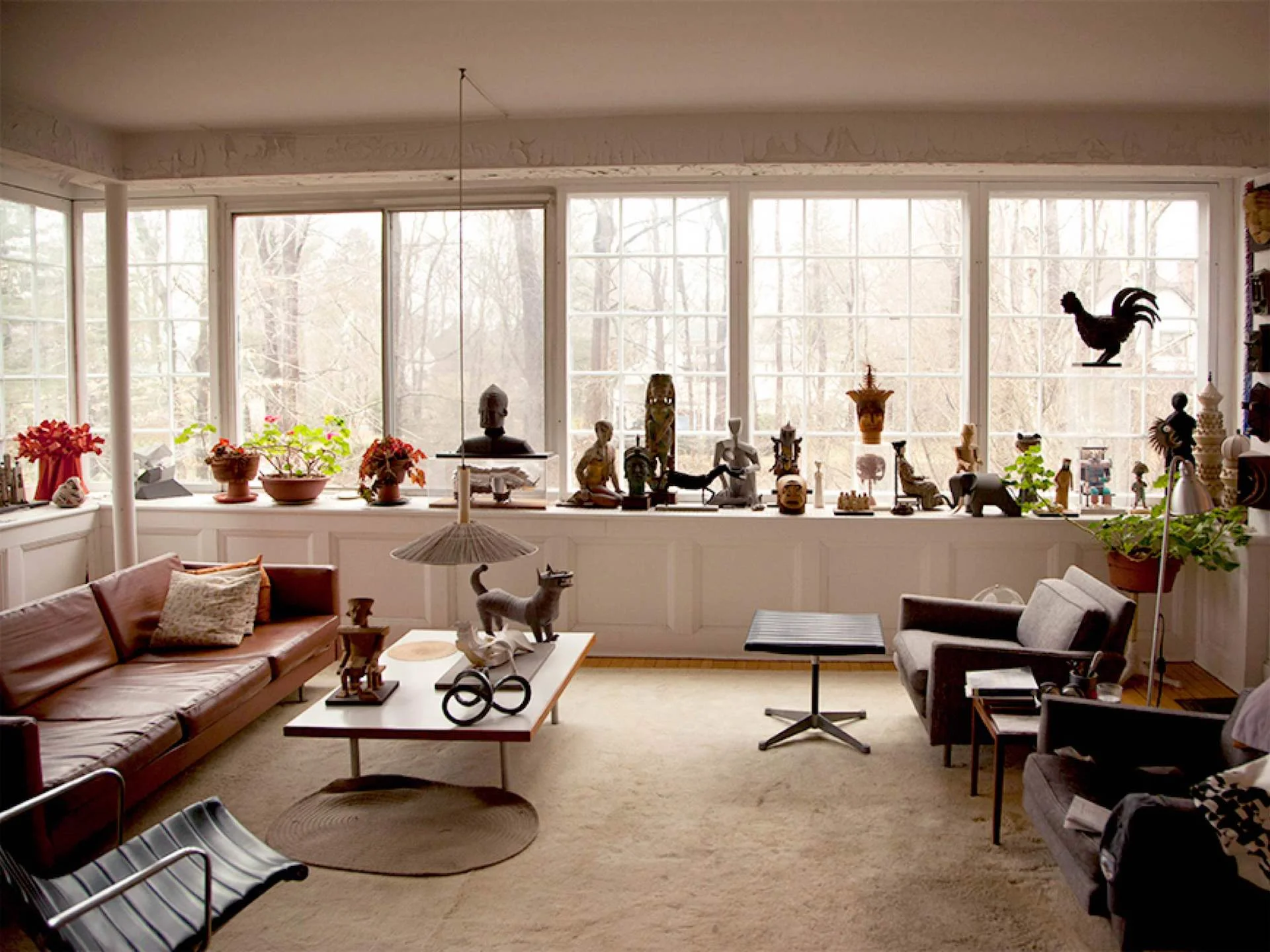 Irving Harper's New York home, Image courtesy of Why Magazine and Herman Miller.