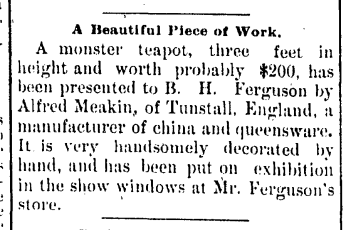 Daily State Register , April 24, 1890. Courtesy of the Springfield Art Association .