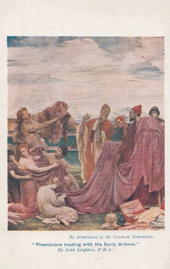 “Phoenicians Trading With Early Britons,” by Frederic Leighton, 1919.