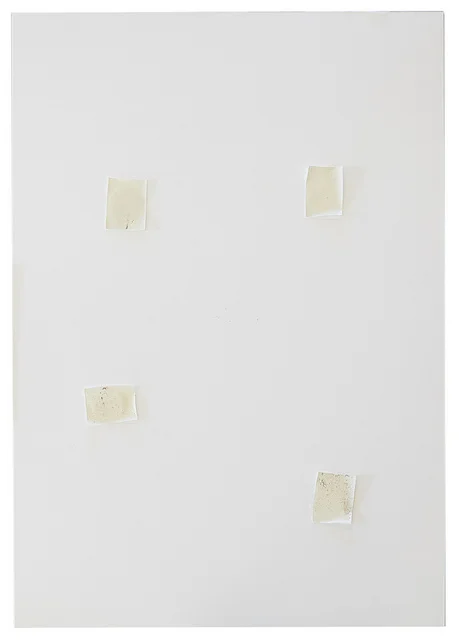 The original failed hinges of the piece.