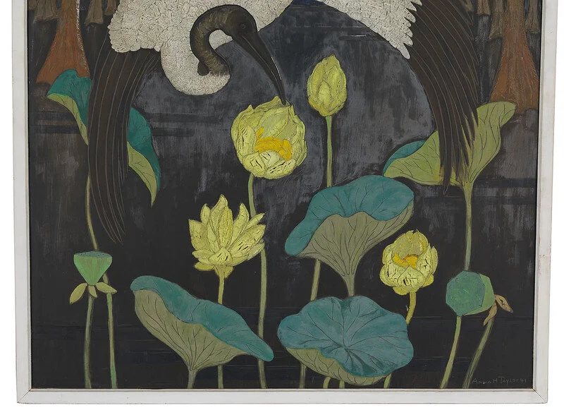 An Unusual Work on Linoleum 