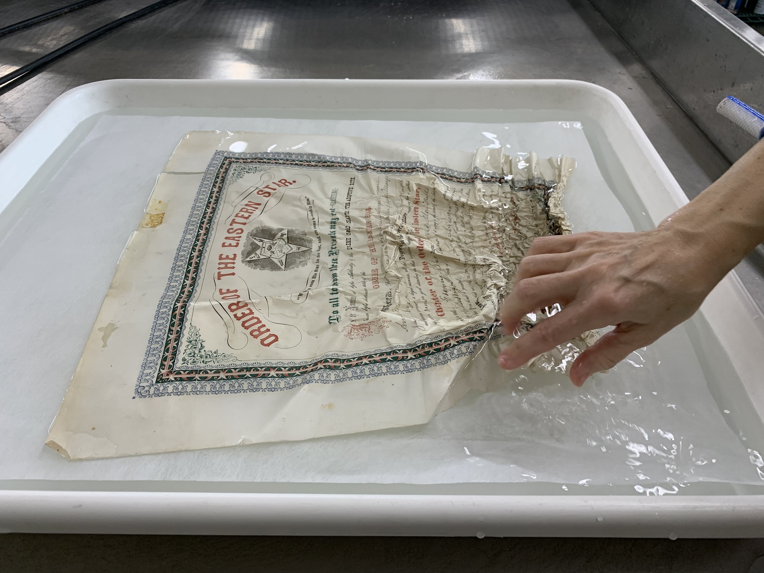 Program D : Paper Restoration in Artworks and Archival Documents — San  Gemini Preservation Studies