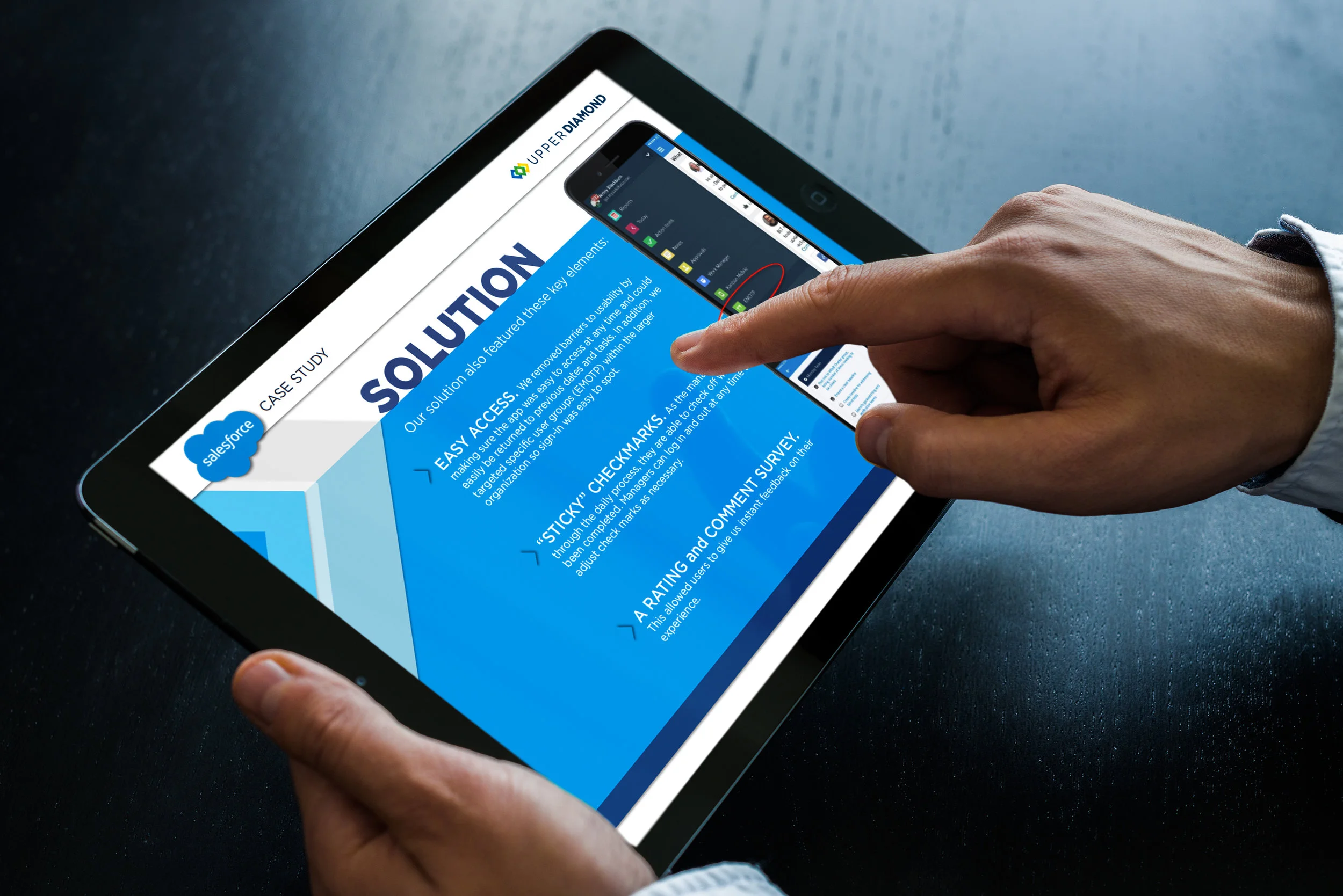 UX, UI for Case Study Navigation