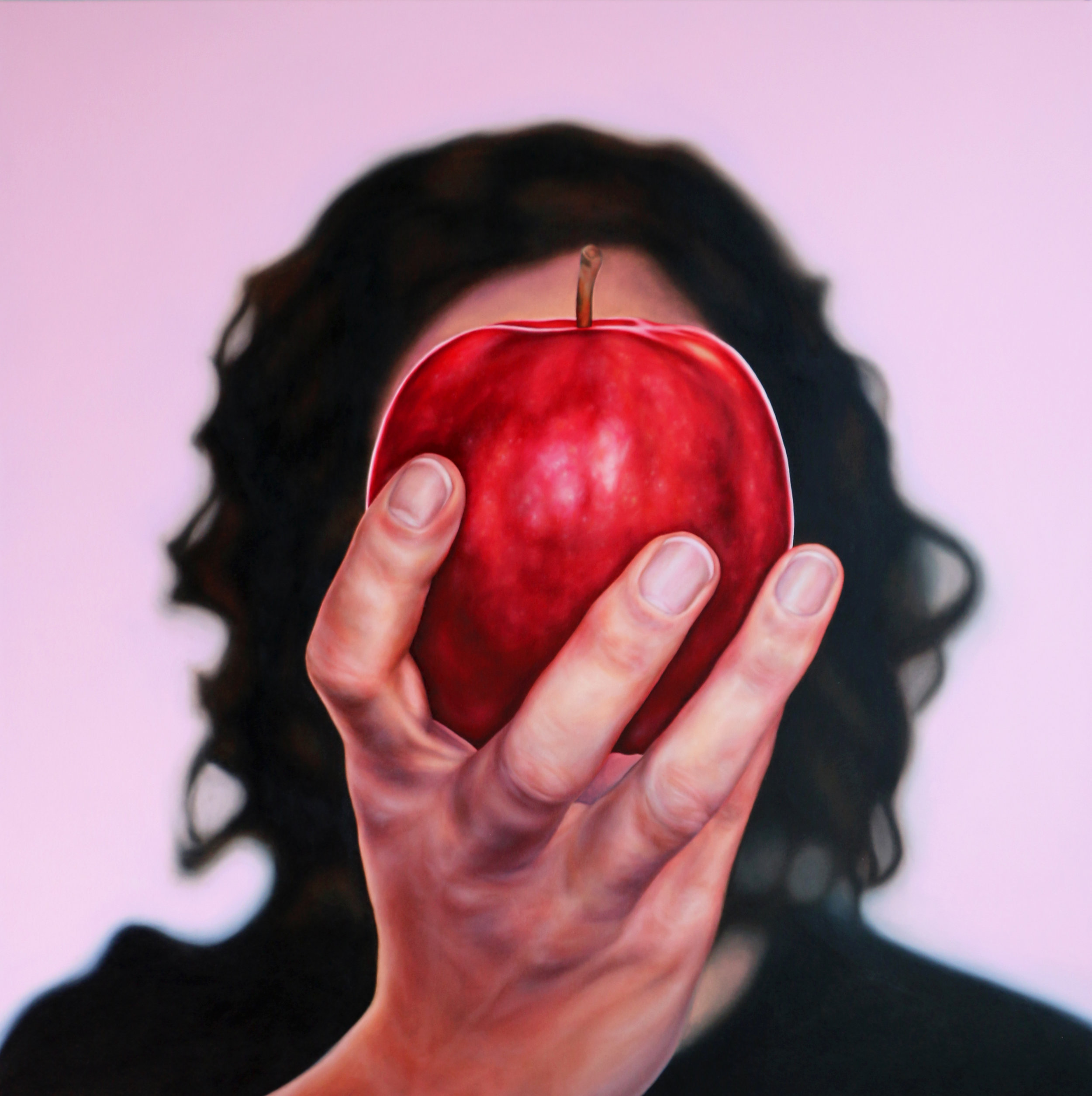 I'll Be the Apple of Your Eye: Homage to Magritte