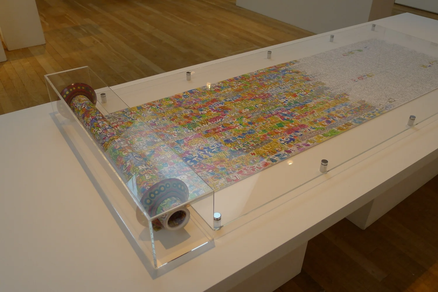  Display design: Chatwin Martin piece,  Is it Wood?  Ruthin, 2014 