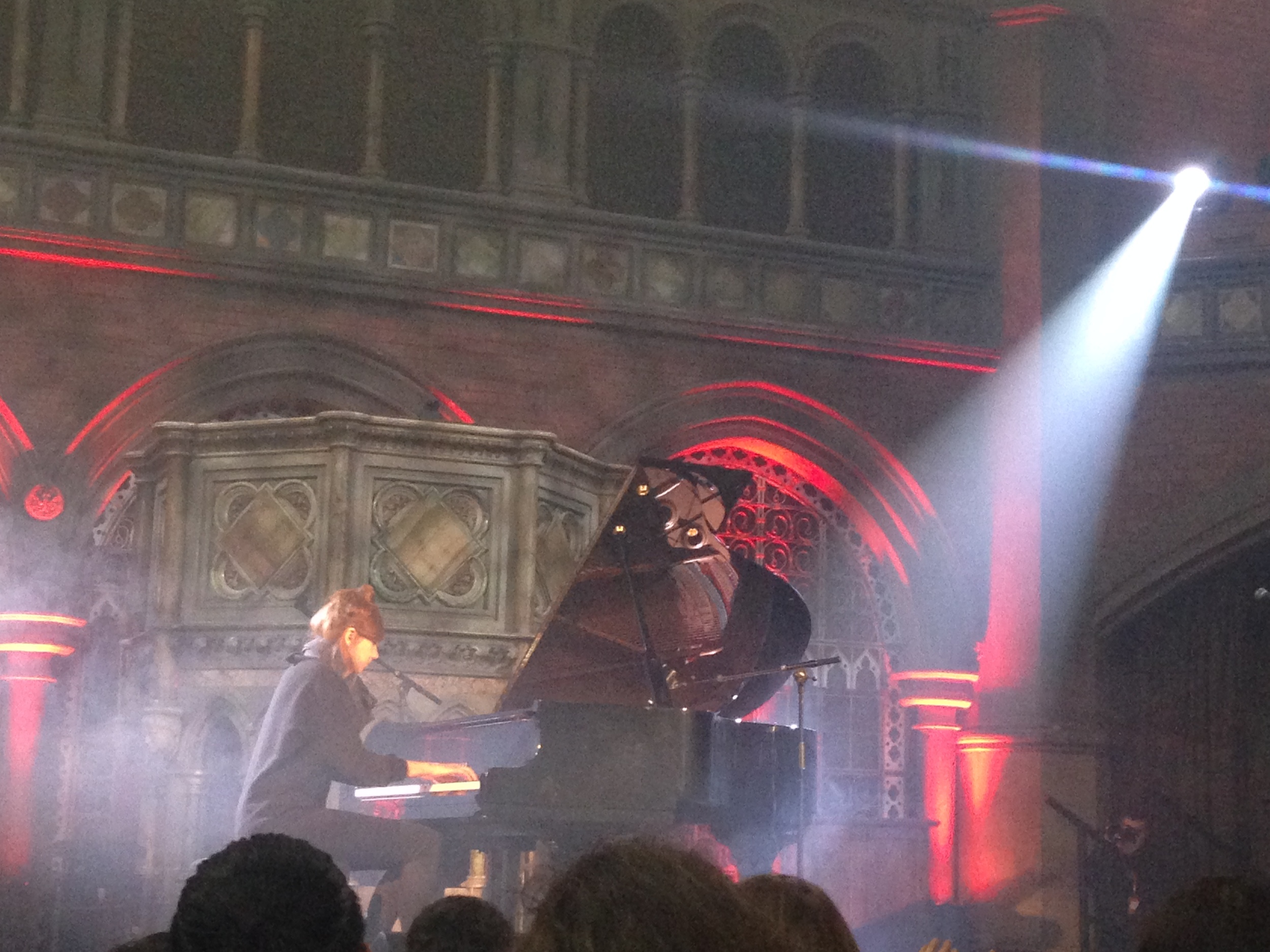 Poppy Ackroyd, Daylight Music gig for Piano Day, Union Chapel, Islington, London 26 March 2016
