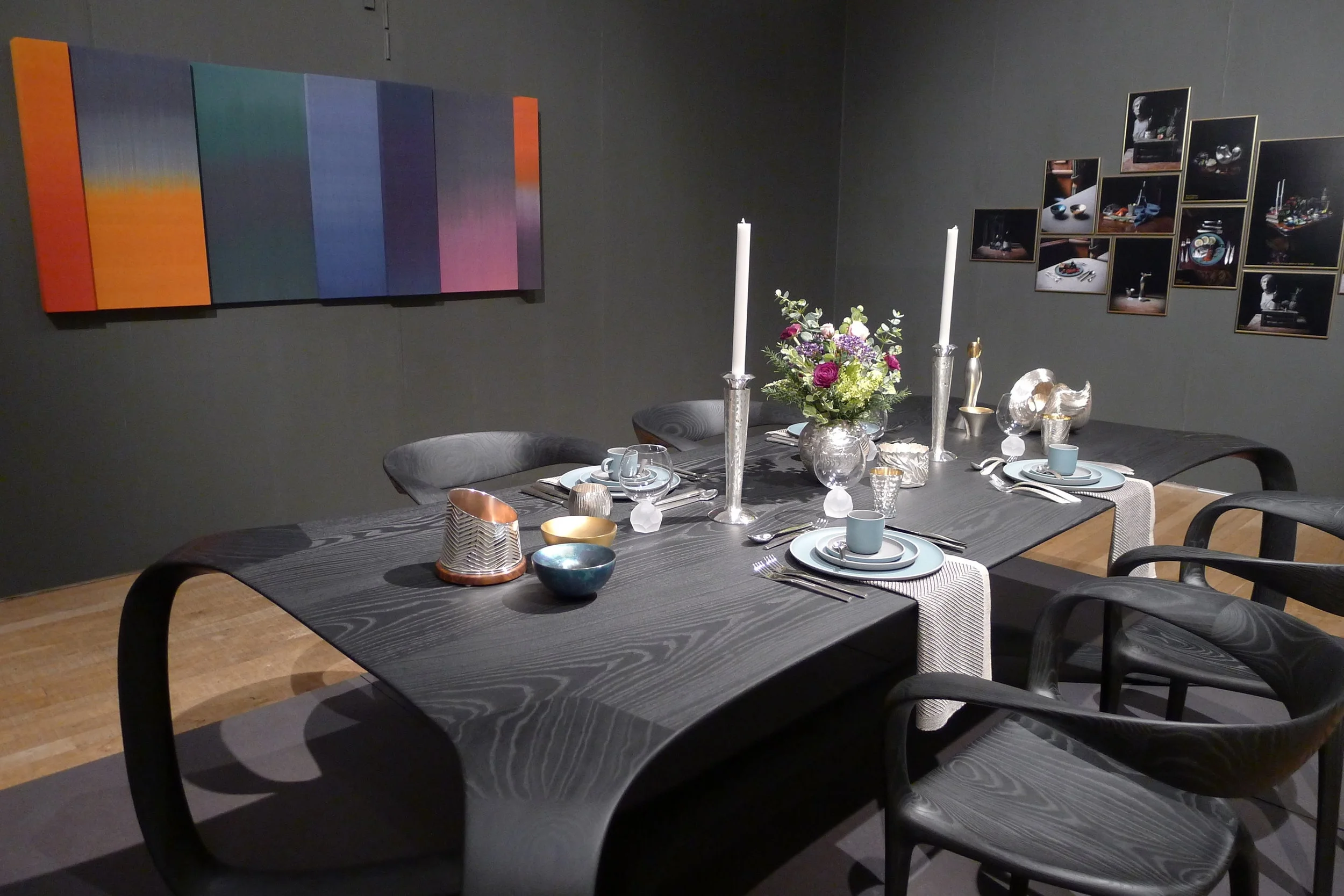   Made For The Table  with The Goldsmiths' Company, 2017-19 (here at Ruthin, 2018) 