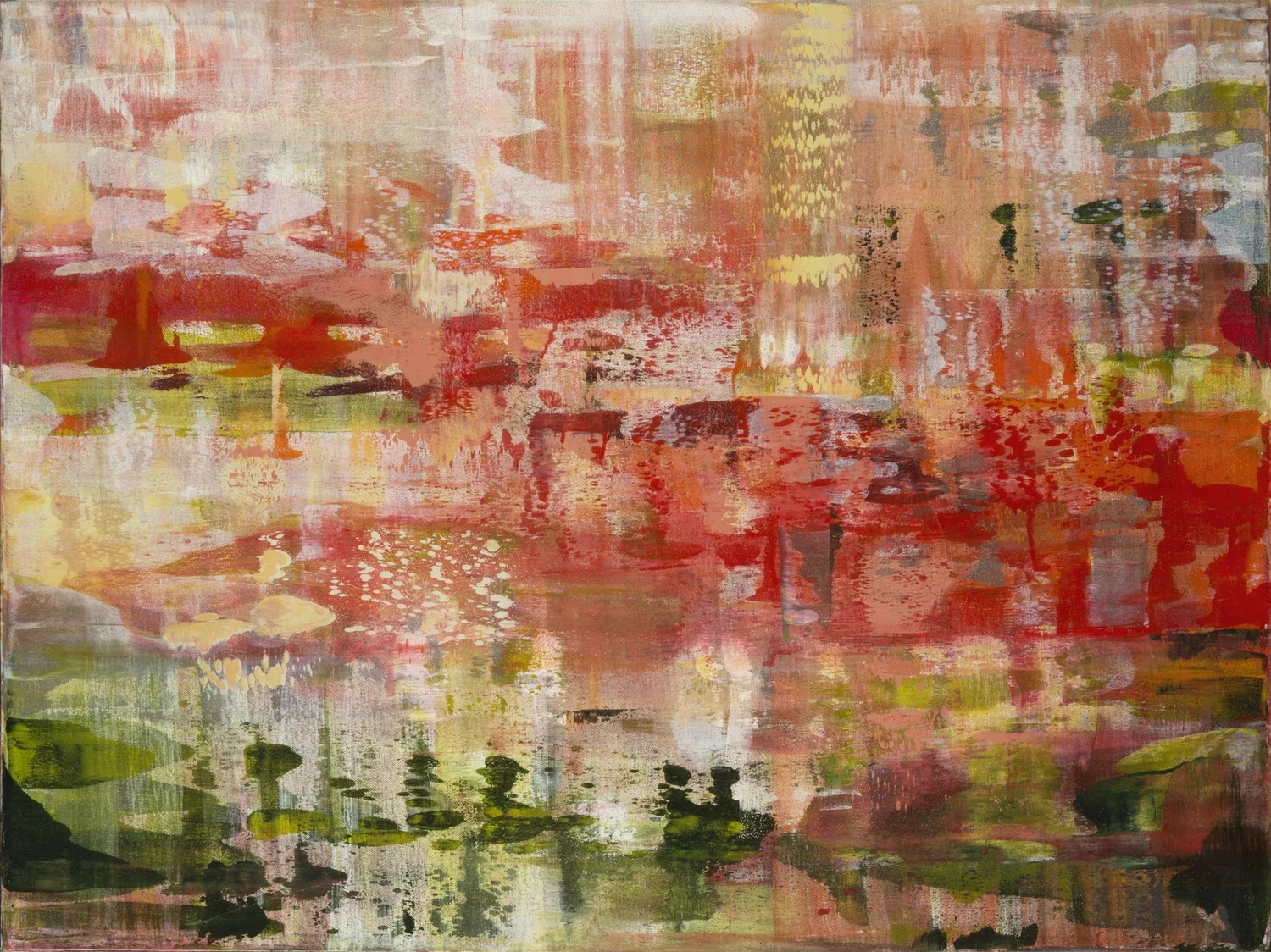 Canyon, acrylic on canvas, 30 x 40 inches (S)