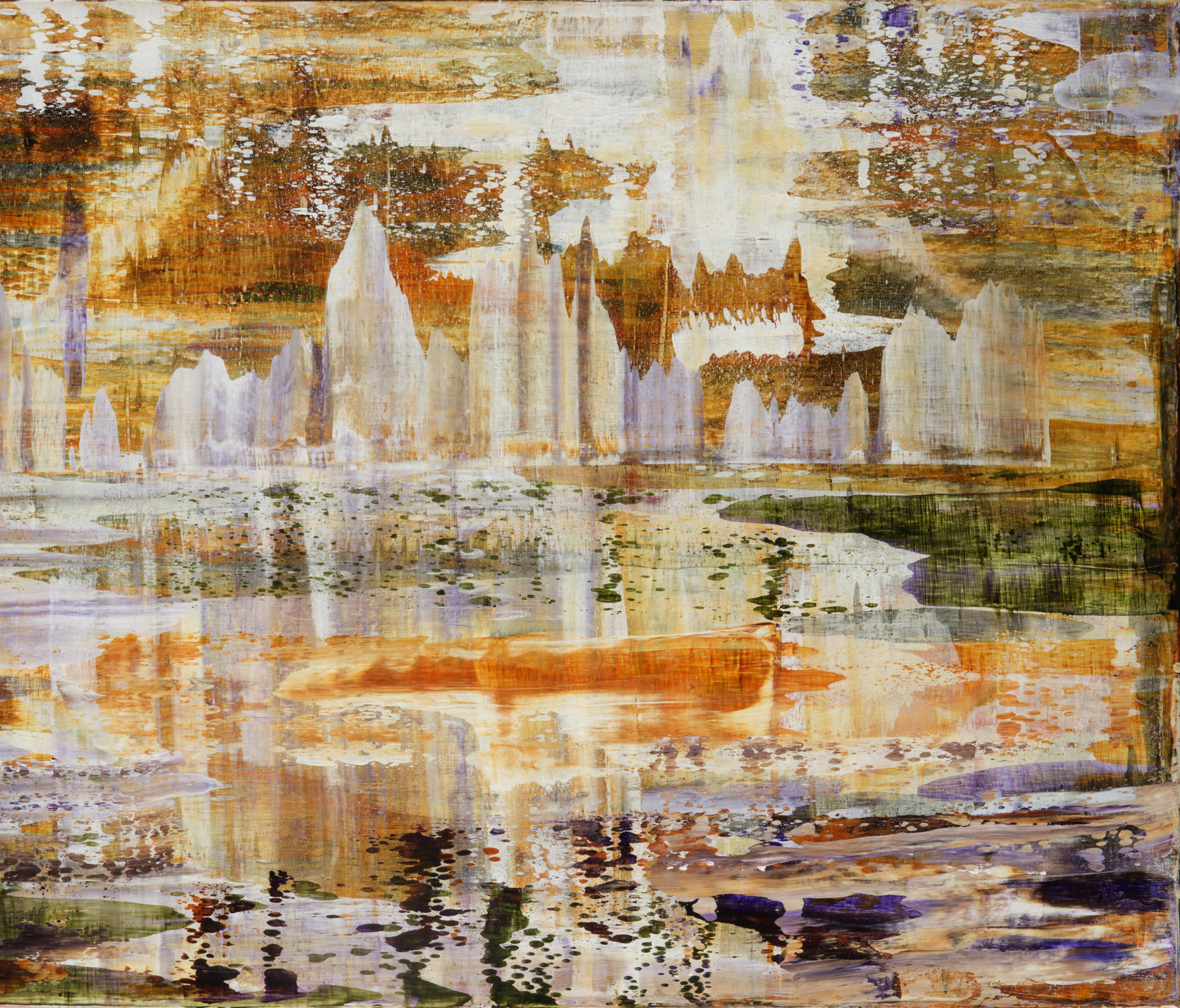 Impression, acrylic on canvas, 30 x 40 inches