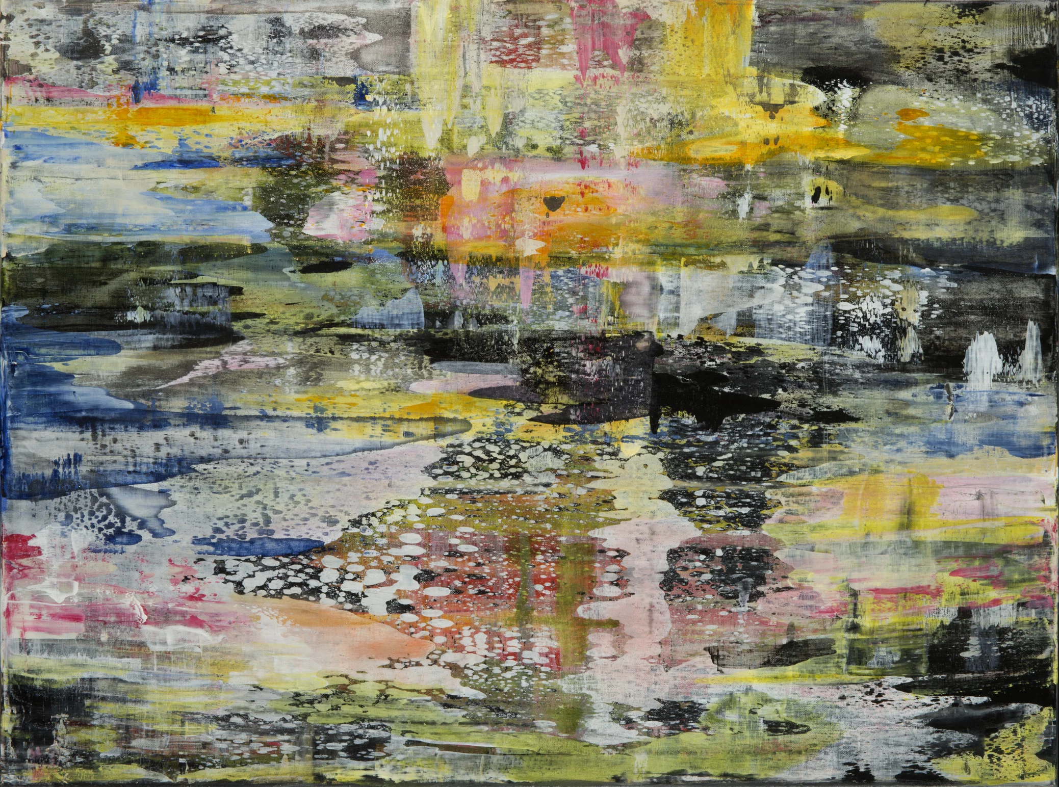 Staccato, acrylic on canvas, 30 x 40 inches (S)